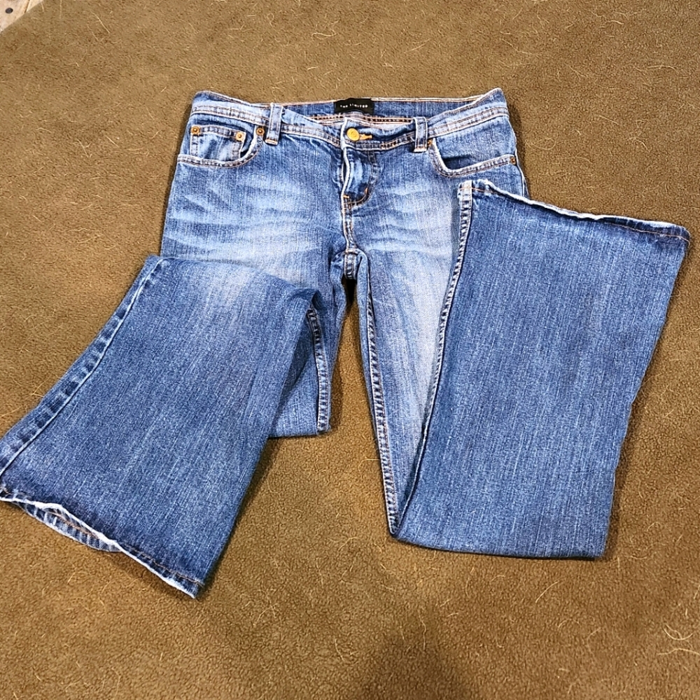 The Limited Dark Blue Boot Cut Jeans